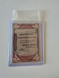 Carte CUPHEAD Out Of The Cards - Rare Ultra Rare Concept Special Contract - Image 3