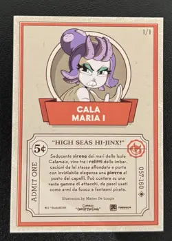 Cuphead Out Of The Cards - Carta Numerata 1/1 Cala Maria - Unica al mondo - Image 2