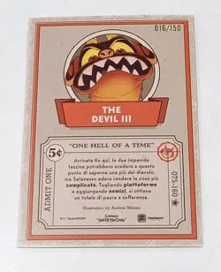 Cuphead Out Of The Cards The Devil III 016/150 Misprint Cosmo Holo /10 - Image 2