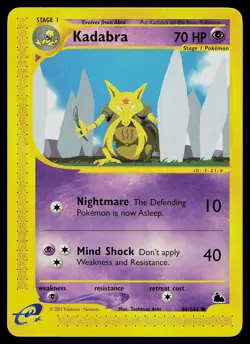 Pokemon Card - Kadabra Skyridge 69/144 Common - Image 1