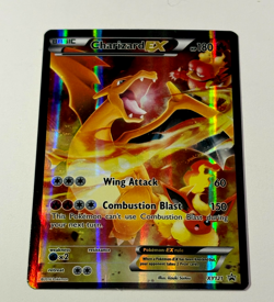 Pokemon TCG: / Charizard / EX XY121 Black Star Promo Full Art Holo MP/HP Card - Image 1