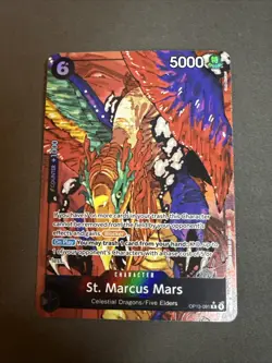 One Piece St. Marcus Mars OP13-091 Alternate Art Foil Rare Character Card - Image 1