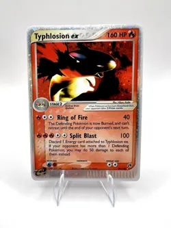 Pokemon TCG Typhlosion EX Sandstorm Ultra Rare Holo Card 99/100 LP SWIRL - Image 1