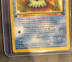 French Pokemon Card 1st Edition Amonita Fossil Set 52/62 Omanyte - Water DM - Image 3