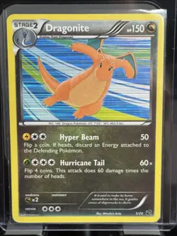 Pokemon TCG Dragonite Dragon Vault 5/20 Holo Rare Card LP Condition - Image 1