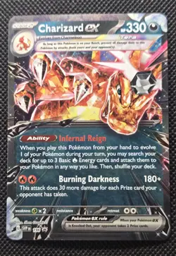 Charizard ex 196 Sv: Scarlet & Violet Promo Cards Holo NM - Image 1