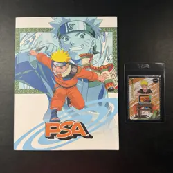 PSA Magazine x Kayou Exclusive NARUTO UZUMAKI PROMO CARD and Magazine Base Cover - Image 1