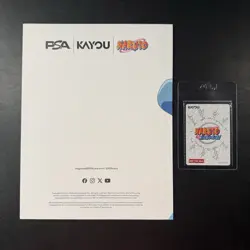 PSA Magazine x Kayou Exclusive NARUTO UZUMAKI PROMO CARD and Magazine Base Cover - Image 2