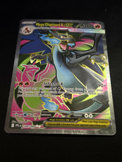 Mega Charizard x EX 109/094 Me02: Phantasmal Flames Holo Mint Card - Image 2