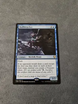 Magic: The Gathering Hullbreacher Commander Legends Rare Blue Creature Card - Image 1