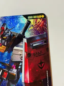 Gundam GD01-001 LR+ Alternate Alt Art GUNDAM NEWTYPE RISING TCG CARD NM ENGLISH - Image 5