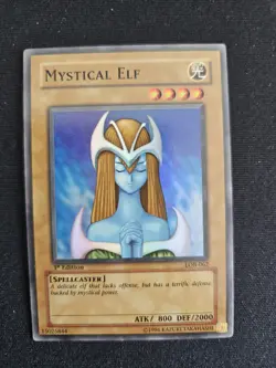 Mystical Elf LOB-062 The Legend of Blue Eyes White Dragon 1st Edition NM - Image 2