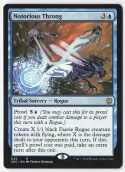 Notorious Throng Normal R Commander: Zendikar Rising 33 NM - Image 1