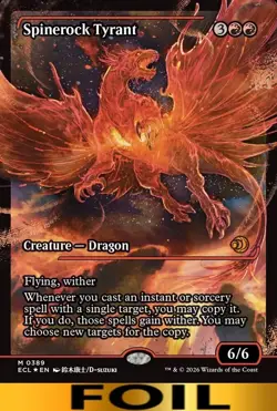 Spinerock Tyrant ** FOIL SHOWCASE ** Lorwyn Eclipsed - NM MTG - Image 1