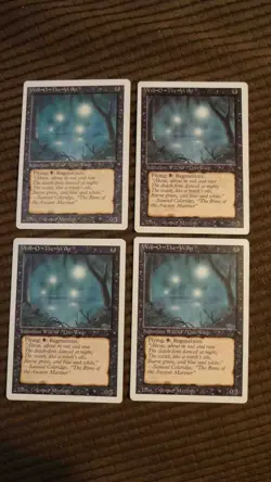 Magic: the Gathering / MtG Will-O-The-Wisp x4 Revised - Image 1