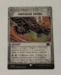 MTG Contagion Engine - Outlaws Of Thunder Junction: Breaking News LP - Image 1