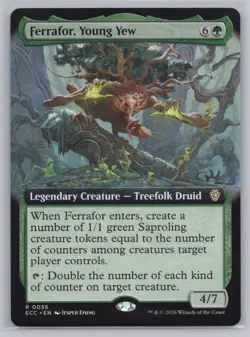 Ferrafor, Young Yew (Extended Art) R Commander: Lorwyn Eclipsed 36 NM - Image 1