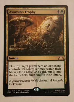MTG - Assassin's Trophy - Guilds of Ravnica Regular NM/MINT Magic The Gathering - Image 1
