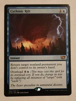 MTG - Cyclonic Rift - Commander 2014 Regular - NM/MINT Magic The Gathering - Image 1