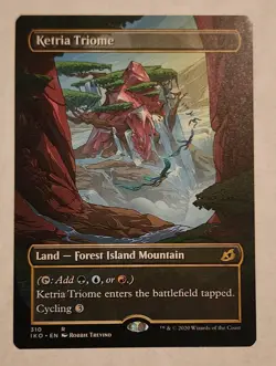 MTG - Ketria Triome (Showcase) - Ikoria: Lair of Behemoths Regular - NM/MINT - Image 1