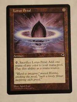 MTG - Lotus Petal - Tempest Regular - LP Magic The Gathering - Image 1
