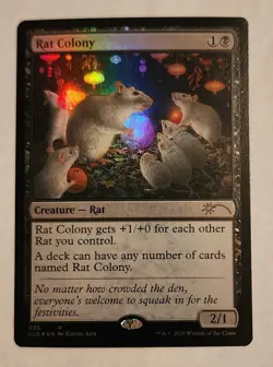 MTG - Rat Colony - Secret Lair Drop FOIL - NM/MINT Magic The Gathering - Image 1