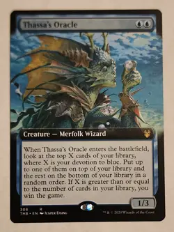 MTG - Thassa's Oracle (Extended Art) - Theros Beyond Death Regular - NM/MINT - Image 1
