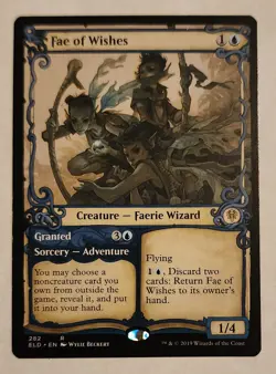 MTG - Fae of Wishes (Showcase) - Throne of Eldraine Regular - NM/MINT Magic - Image 1