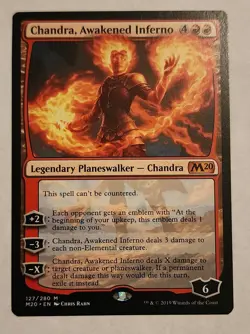 MTG - Chandra, Awakened Inferno - Core Set 2020 Regular - NM/MINT Magic - Image 1