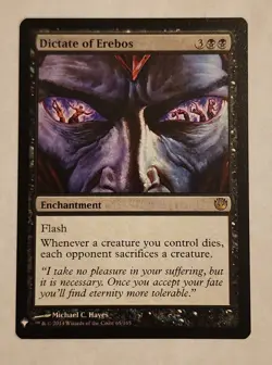MTG - Dictate of Erebos - The List Reprints Regular NM/MINT Magic The Gathering - Image 1