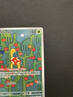 Pokemon TCG Shuckle 136/132 ME01: Mega Evolution Illustration Rare Near Mint - Image 3