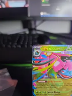 Mega Venusaur Ex Holo Mega Evolution Black Star Promo 013 Pokemon TCG - Image 2