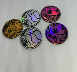 Pokemon TCG lot of 16 Official Coins Jumbo and Standard Duplicates - Image 3