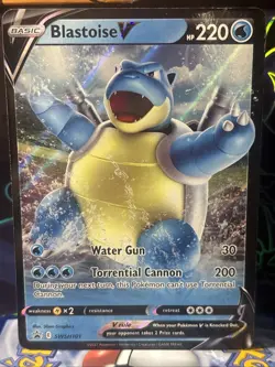 Pokemon Battle Styles Promo Blastoise V SWSH101 Blast Star Holo - Image 1