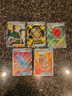Pokemon Ultra Rare Full Art Trainer Lot Of 5 - Image 1