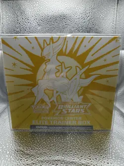 Pokemon TCG Sword & Shield Brilliant Stars Pokemon Center ETB/New Sealed - Image 1