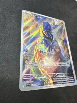 Sawk 130/086 - Pokemon TCG White Flare - NM Illustration Rare FULL ART - Image 2