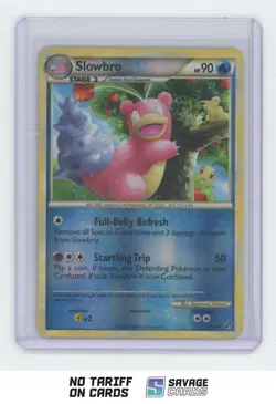 2010 Pokemon HeartGold & SoulSilver - Undaunted Slowbro #38/90 - Image 1