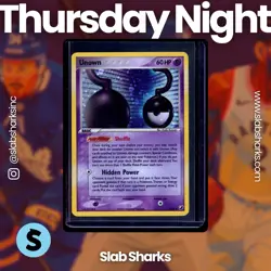 2005 POKEMON EX UNSEEN FORCES #U/28 UNOWN HOLO - Image 1