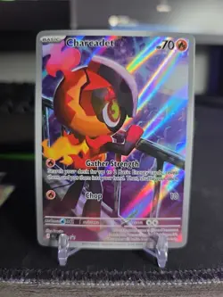 Charcadet 2025 Pokemon Phantasmal Flames #022 Black Star Promo Holo - Image 1
