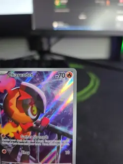 Charcadet 2025 Pokemon Phantasmal Flames #022 Black Star Promo Holo - Image 5