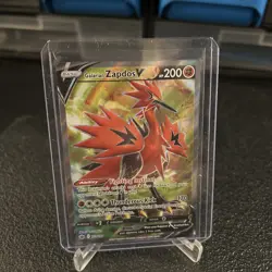 Galarian Zapdos V ⭐ 173/198 Holo Rare Ultra Chilling Reign 2021 Pokemon NM - Image 1