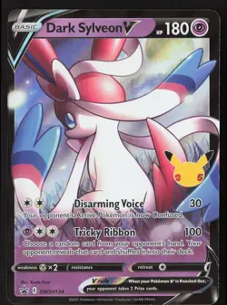 Dark Sylveon V SWSH134 Pokemon Sword and Shield Promo - Image 1