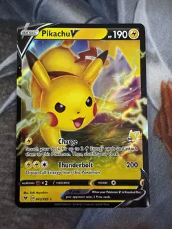Pokemon TCG Pikachu V Vivid Voltage 043/185 Ultra Rare Near Mint - Image 1