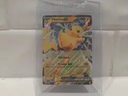Pokemon TCG Pikachu EX Scarlet & Violet - Paldea Evolved 063/193 Holo Double... - Image 3