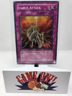 YuGiOh Icarus Attack DR04-EN235 Dark Revelation Volume 4 Super Rare LP - Image 1