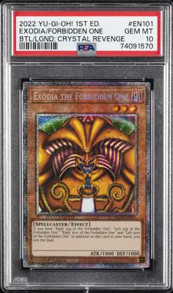 2022 1ST ED #EN101 EXODIA THE FORBIDDEN ONE PSA 10 - Image 1