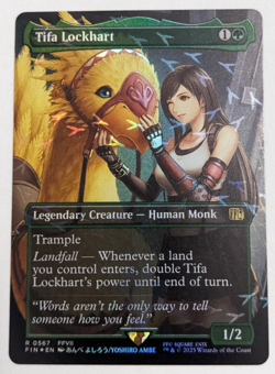 Tifa Lockhart (567) Chocobo Track Foil! Borderless, Final Fantasy Magic MtG NM! - Image 1