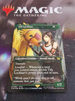 Mtg. Tifa Lockhart. Borderless. Chocobo Track Foil. Final Fantasy. Nm - Image 1