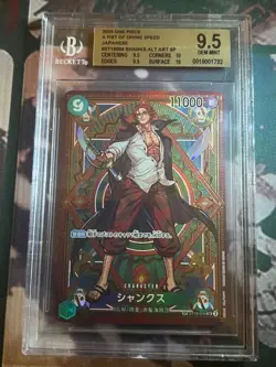 Shanks ST16-004 SP [One Piece - A Fist of Divine Speed] Japanes BGS 9.5 - Image 1